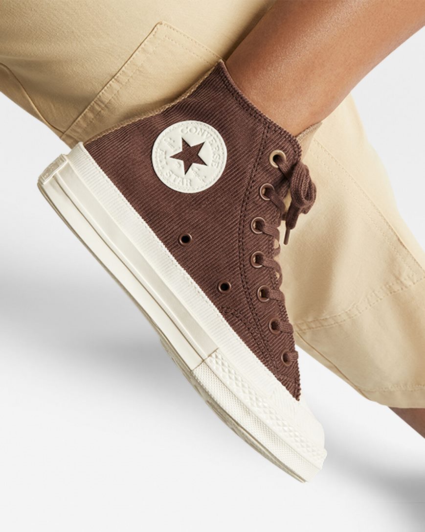 Women's Converse Chuck 70 Workwear High Top Shoes Brown / Khaki | AU CE463U